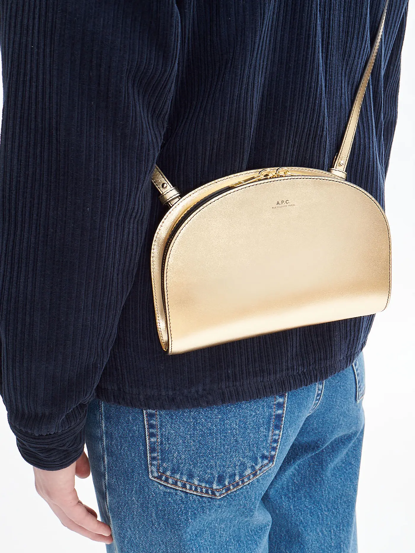 A.P.C. | Ledertasche - Mini Bag DEMI LUNE | 